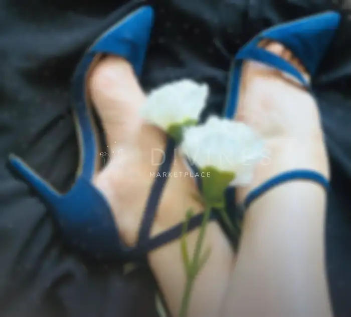 En talon avec accessoire