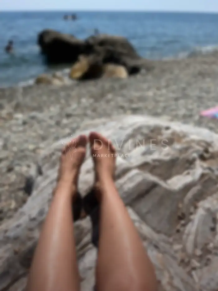 Petons à la plage