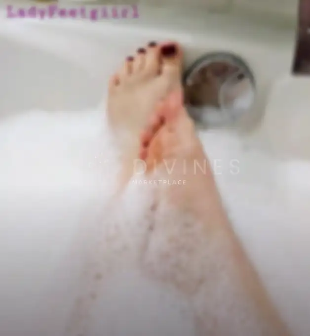 Petits pieds nus & bain moussant