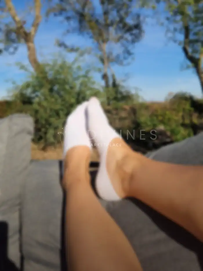 Pieds égyptiens chaussette propre
