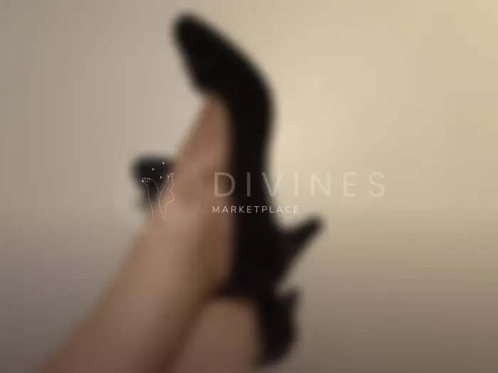 Talons noir femme